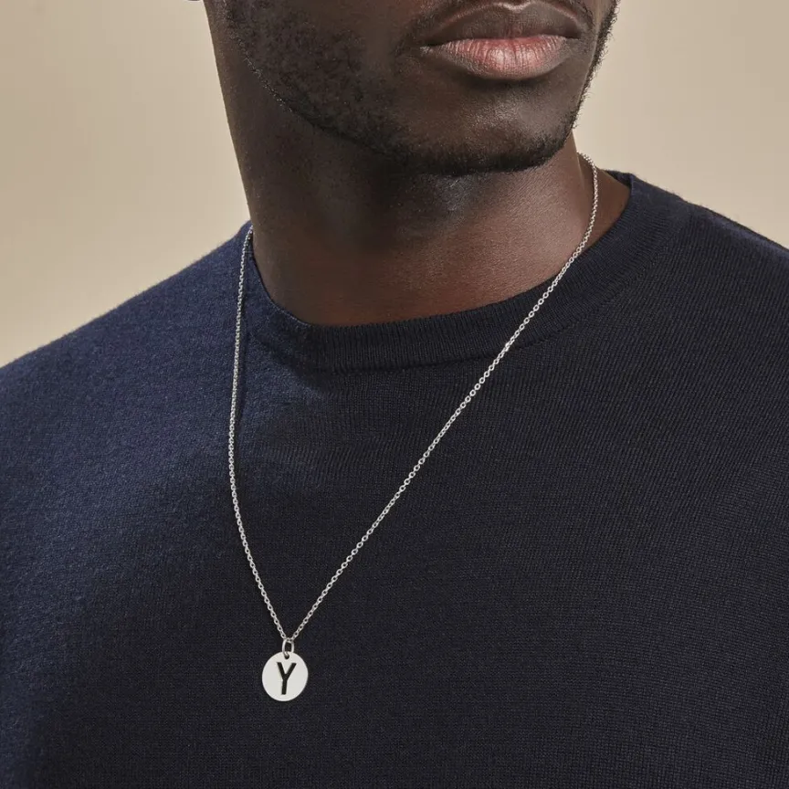 Pendentif Elio Y Argent Blanc-Histoire d'Or Online