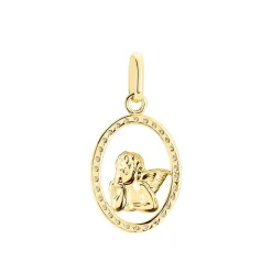 Histoire d'Or Pendentif Engin Or Jaune Oxyde De Zirconium
