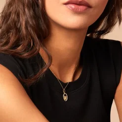 Histoire d'Or Pendentif Engin Or Jaune Oxyde De Zirconium