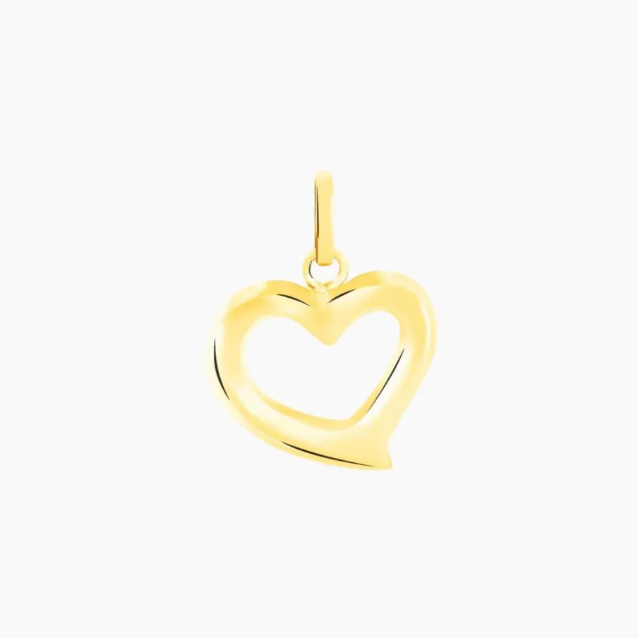 Histoire d'Or Pendentif Eudocie Coeur Bombe Or Jaune
