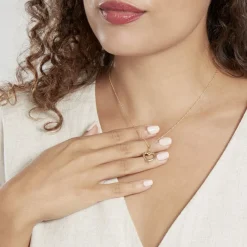 Histoire d'Or Pendentif Eudocie Coeur Bombe Or Jaune