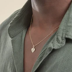 Pendentif Eudocie Coeur Lettre Or Jaune-Histoire d'Or Best