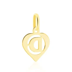 Pendentif Eudocie Coeur Lettre Or Jaune-Histoire d'Or New