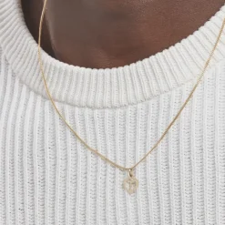 Histoire d'Or Pendentif Eudocie Coeur Lettre Or Jaune