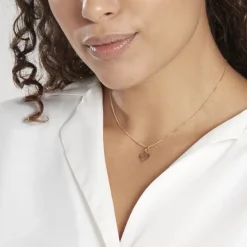 Pendentif Eudocie Coeur Lettre Or Jaune-Histoire d'Or New