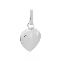Histoire d'Or Pendentif Eudocie Coeur Lisse Or Blanc