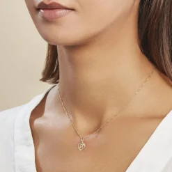 Pendentif Eudocie Coeur Lettre Or Jaune-Histoire d'Or New