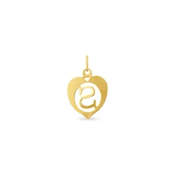 Pendentif Eudocie Coeur Lettre Or Jaune-Histoire d'Or Clearance