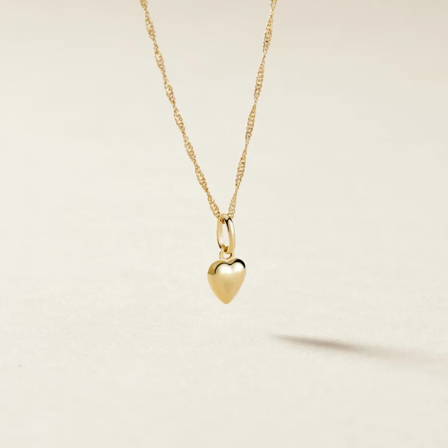 Histoire d'Or Pendentif Eudocie Coeur Lisse Or Jaune