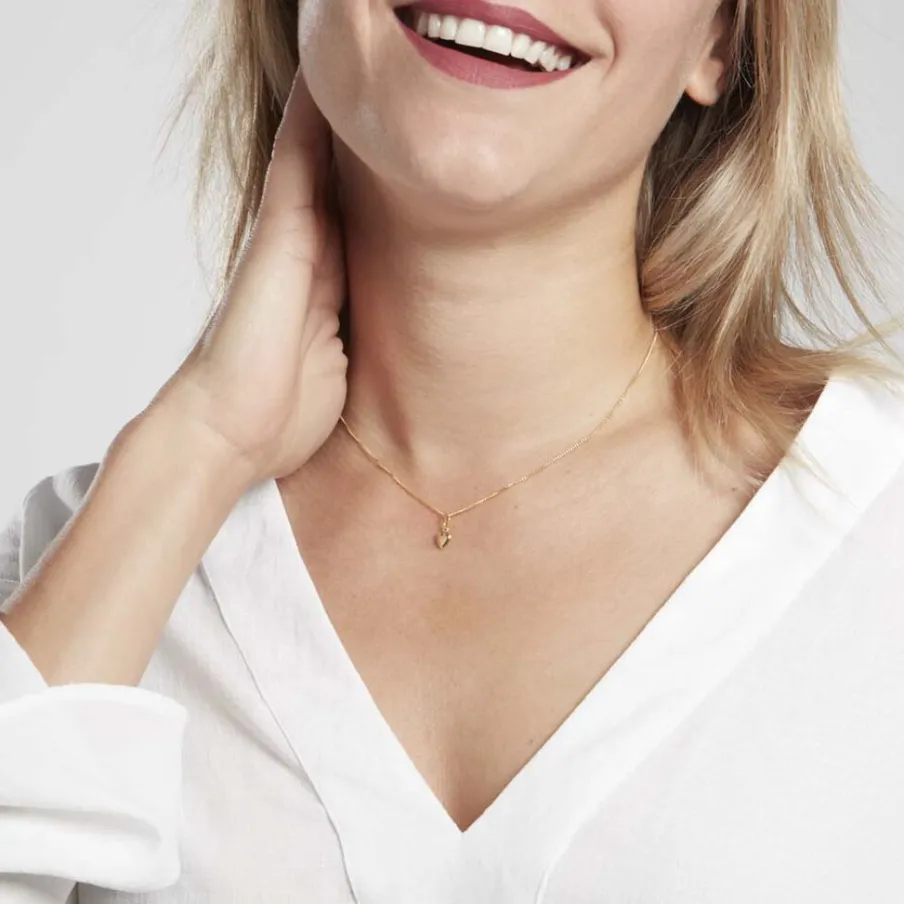 Histoire d'Or Pendentif Eudocie Coeur Lisse Or Jaune