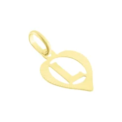 Histoire d'Or Pendentif Eudocie Coeur Lettre Or Jaune