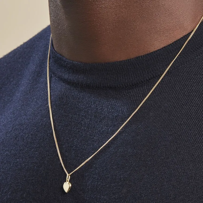 Pendentif Eudocie Coeur Lisse Or Jaune-Histoire d'Or New