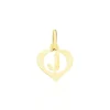 Pendentif Eudocie Coeur Lettre Or Jaune-Histoire d'Or Online