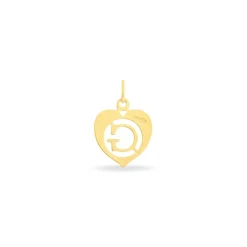 Pendentif Eudocie Coeur Lettre Or Jaune-Histoire d'Or Clearance