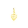 Histoire d'Or Pendentif Eudocie Coeur Mat Et Brillant Or Jaune