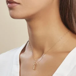 Histoire d'Or Pendentif Fatilia Clef Coeur Or Jaune