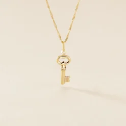 Pendentif Fatilia Clef Coeur Or Jaune-Histoire d'Or