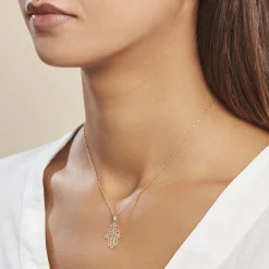 Pendentif Fatima Or Jaune-Histoire d'Or Discount