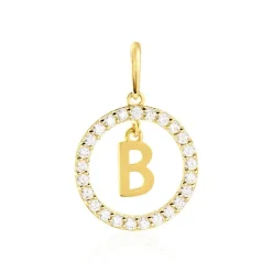 Pendentif Gabe Or Jaune Oxyde De Zirconium-Histoire d'Or Best