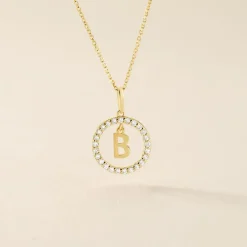 Pendentif Gabe Or Jaune Oxyde De Zirconium-Histoire d'Or Best