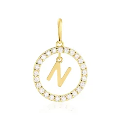 Pendentif Gabe Or Jaune Oxyde De Zirconium-Histoire d'Or Discount