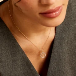 Pendentif Gabe Or Jaune Oxyde De Zirconium-Histoire d'Or Online