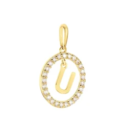 Histoire d'Or Pendentif Gabe Or Jaune Oxyde De Zirconium