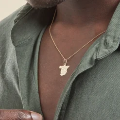 Histoire d'Or Pendentif Gaietana Espagne Or Jaune