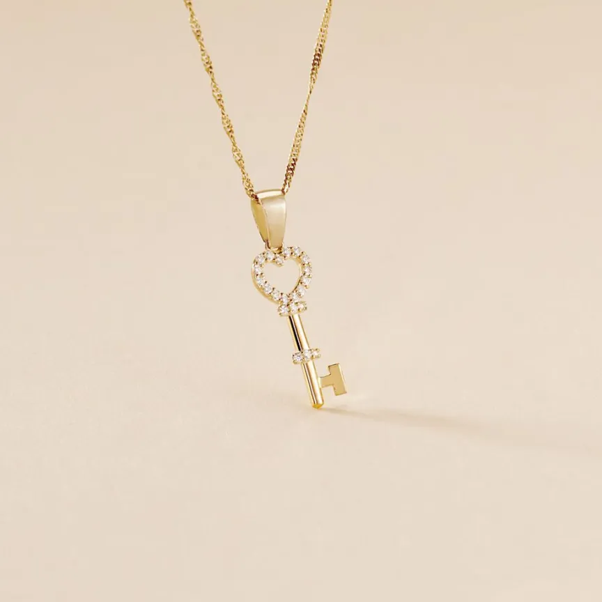 Pendentif Gatiane Or Jaune Oxyde De Zirconium-Histoire d'Or Clearance