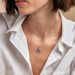 Pendentif Godolieba Or Blanc Topaze-Histoire d'Or