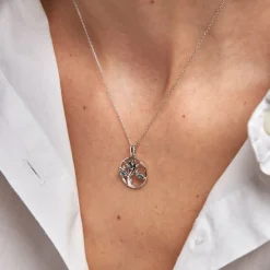 Pendentif Godolieba Or Blanc Topaze-Histoire d'Or