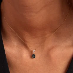 Pendentif Gorgel Or Jaune Topaze Oxyde De Zirconium-Histoire d'Or Sale