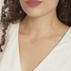 Pendentif Guecha Colombe Et Coeur Or Jaune-Histoire d'Or Best