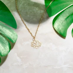 Pendentif Hadaya Lotus Or Jaune-Histoire d'Or Discount