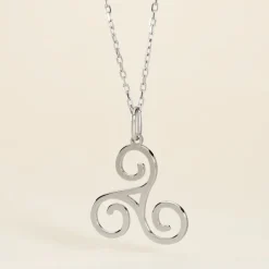 Histoire d'Or Pendentif Helge Argent Blanc