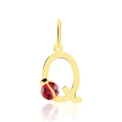 Pendentif Helidie Coccinelle Lettre Or Jaune-Histoire d'Or Hot
