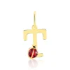 Histoire d'Or Pendentif Helidie Coccinelle Lettre Or Jaune