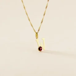 Histoire d'Or Pendentif Helidie Coccinelle Lettre Or Jaune