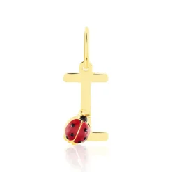 Pendentif Helidie Coccinelle Lettre Or Jaune-Histoire d'Or New