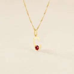 Histoire d'Or Pendentif Helidie Coccinelle Lettre Or Jaune