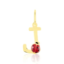 Pendentif Helidie Coccinelle Lettre Or Jaune-Histoire d'Or Best