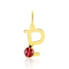 Pendentif Helidie Coccinelle Lettre Or Jaune-Histoire d'Or Outlet