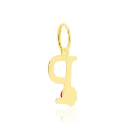 Pendentif Helidie Coccinelle Lettre Or Jaune-Histoire d'Or Outlet