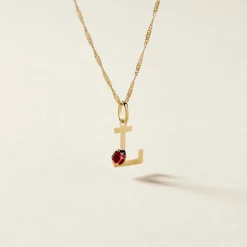 Pendentif Helidie Coccinelle Lettre Or Jaune-Histoire d'Or New