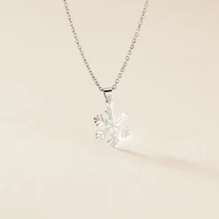 Pendentif Herbertine Flocon Or Blanc-Histoire d'Or Hot