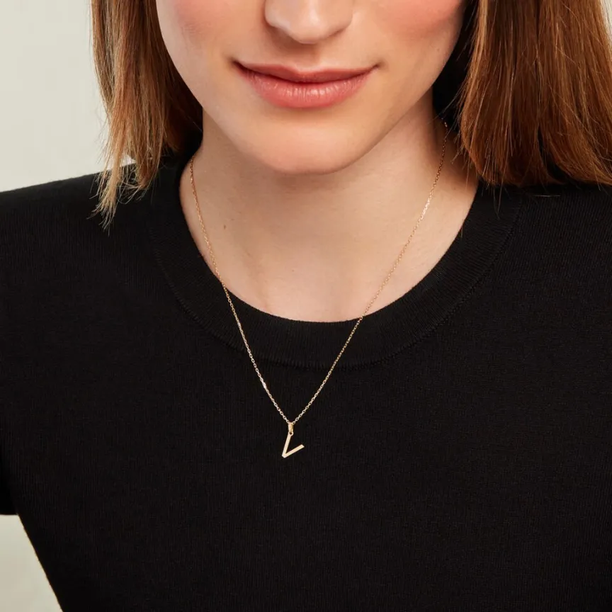 Pendentif Ionia Lettre Or Jaune-Histoire d'Or Sale