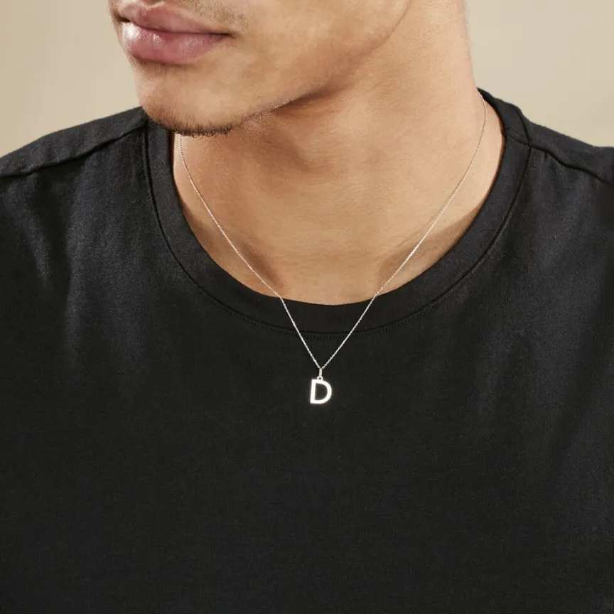 Pendentif Ionia Lettre-Histoire d'Or Outlet