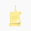 Pendentif Irenca Message Parchemin Or Jaune-Histoire d'Or Discount