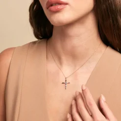 Pendentif Iris Or Jaune Topaze Améthyste-Histoire d'Or New