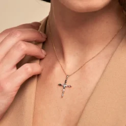 Pendentif Iris Or Jaune Topaze Améthyste-Histoire d'Or New